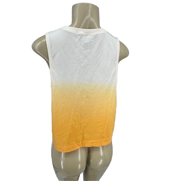 Athleta Small Mineral Wash Crop Sleeveless Crew Neck Ombre Athletic Tank Top EA1 - Picture 3 of 7